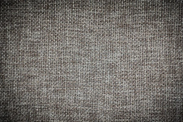 Tessuto grigio e nero tela di cotone texture e superficie — Foto Stock