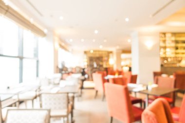 Soyut bulanıklık restoran ve kafe iç
