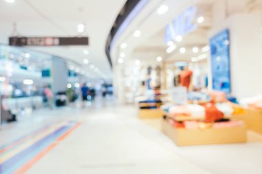 Soyut bulanıklık ve ufuk alışveriş merkezi mağazası
