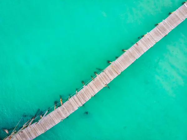 Aerial view of pier — Stock Photo, Image