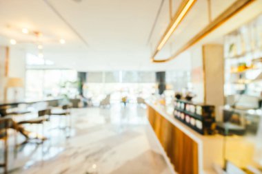 Soyut bulanıklık ve ufuk lobi ve otel