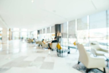 Soyut bulanıklık ve ufuk lobi ve otel