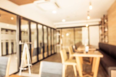 Soyut bulanıklık ve Restoran Cafe iç defocus