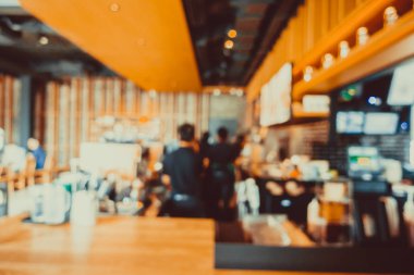 Soyut bulanıklık ve ufuk kafe Cafe ve Restoran