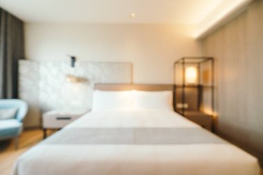 Soyut bulanıklık ve ufuk otel yatak odası iç