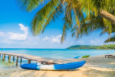 Güzel tropikal plaj ve deniz