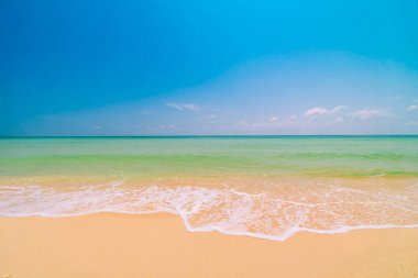 Güzel cennet tropikal plaj ve deniz