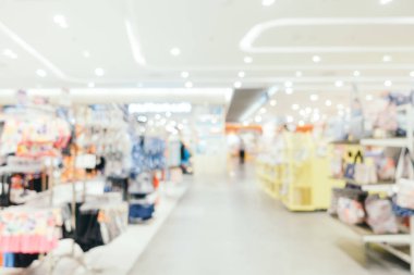 Soyut bulanıklık ve ufuk alışveriş merkezi mağazası