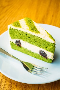 Matcha yeşil çay pasta