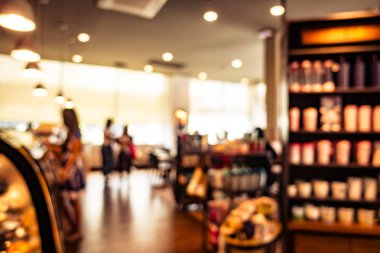 Soyut bulanıklık ve ufuk kafe ve Restoran iç