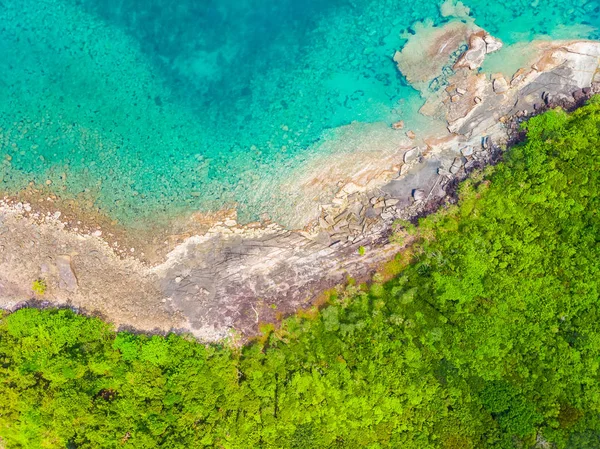 Природа Пляж Море Кокосовой Пальмой Острове Парадизе Туристического Отдыха — стоковое фото