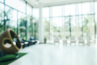 Soyut bulanıklık ve ufuk otel lobisinin