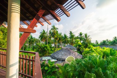 Açık veranda dekorasyon