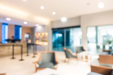 Soyut bulanıklık ve lobi otel iç için arka plan bulanıklık