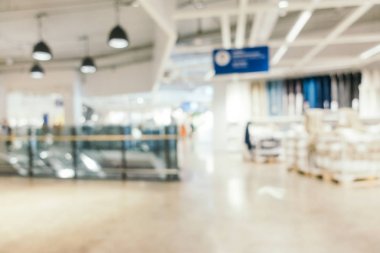 Bulanıklık mobilya Dekorasyon ve depo mağaza iç arka planı için