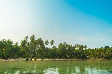 Güzel cennet ada plaj ve deniz