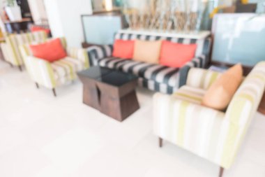 Soyut bulanıklık ve ufuk güzel lüks otel lobisinde ve lou