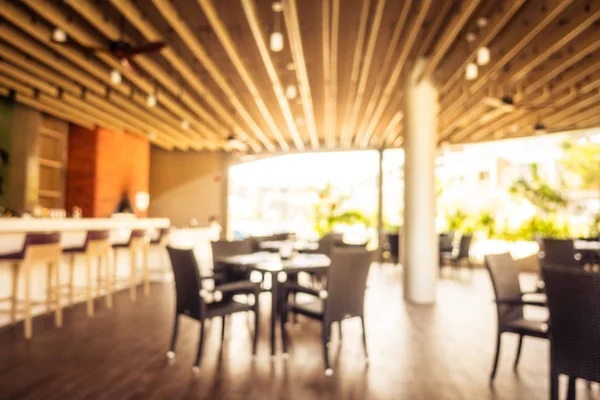 Abstrato borrão e restaurante desfocado buffet no resort do hotel — Fotografia de Stock