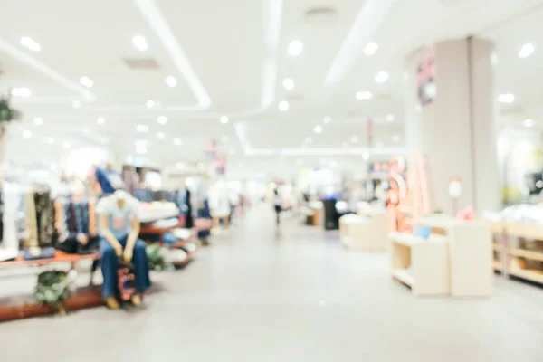 Borrão abstrato e shopping center desfocado em loja de departamento — Fotografia de Stock