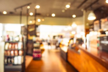 Soyut bulanıklık ve ufuk kafe ve Restoran iç