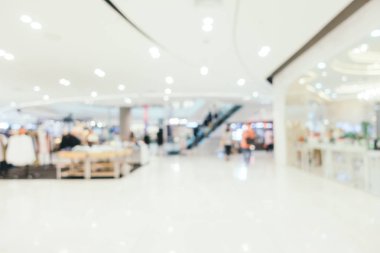 Soyut bulanıklık ve ufuk alışveriş merkezi mağazası
