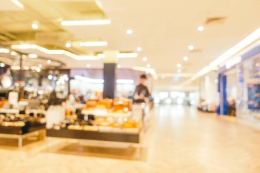 Soyut bulanıklık ve ufuk alışveriş merkezi