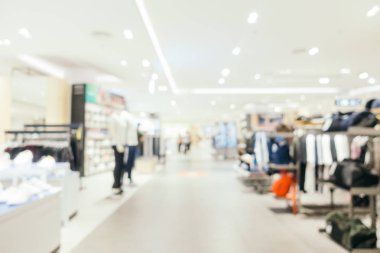 Soyut bulanıklık ve ufuk alışveriş merkezi mağazası