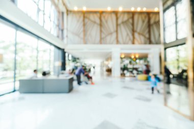 Soyut bulanıklık ve ufuk lobi ve otel