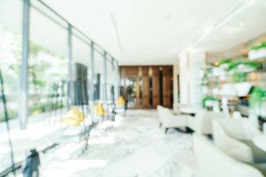 Soyut bulanıklık ve ufuk lobi ve otel