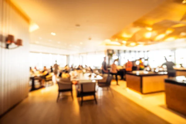 Abstrait flou et déconcentré restaurant et café intérieur — Photo