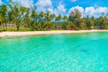 Güzel tropikal plaj ve deniz