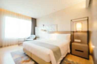 Soyut bulanıklık ve ufuk otel yatak odası iç