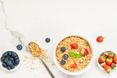 Sağlıklı kahvaltı seti