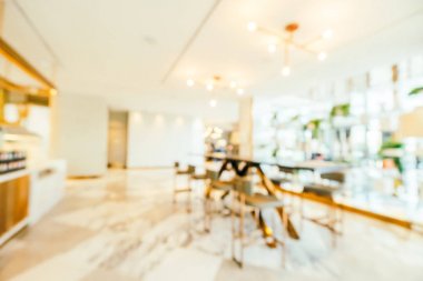 Soyut bulanıklık ve ufuk lobi ve otel