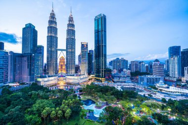 Dış Kuala Lumpur şehirde bina güzel mimari