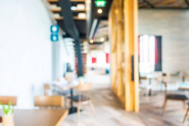 Soyut bulanıklık ve ufuk kafe ve Restoran iç