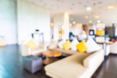 Soyut bulanıklık ve ufuk otel ve lobi iç