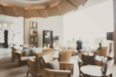 Soyut bulanıklık ve defokus restoran ve kafe cafe interi