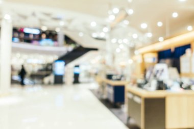 Soyut bulanıklık ve alışveriş merkezinde, ufuk alışveriş merkezi