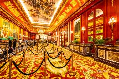 Çin, Makao - 10 Eylül 2018 - güzel lüks iç 