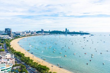 Pattaya Tayland - 26 Temmuz 2019 Güzel manzara ve cityscap