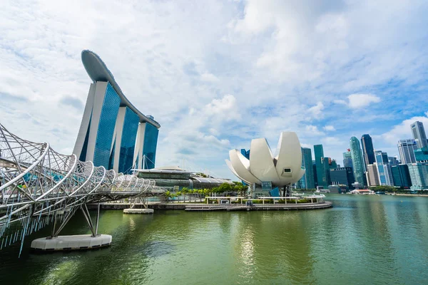 Σιγκαπούρη, 21 Ιανουαρίου 2019: όμορφη αρχιτεκτονική, κτίριο skyscra — Φωτογραφία Αρχείου