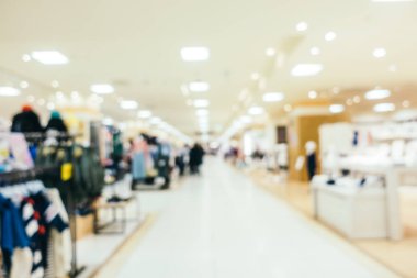 Soyut bulanıklık ve ufuk lüks alışveriş merkezi bölümü s