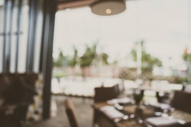 Soyut bulanıklık ve defokus restoran ve kafe cafe interi
