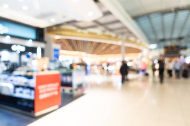 Soyut bulanıklık ve Havaalanı terminal defocused