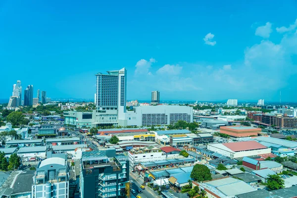 Pattaya Thailand - 23 Oktober 2019: Indah pemandangan kota dan lan — Stok Foto