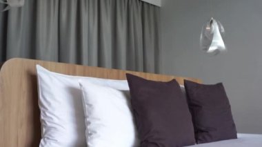 otel yatak odası lüks iç görüntüleri