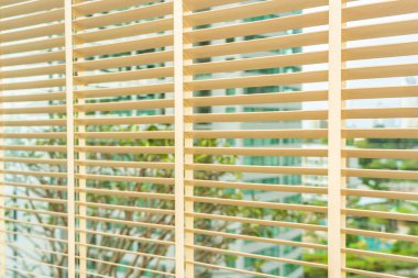 Pencerenin iç dekorasyonunu köreltir