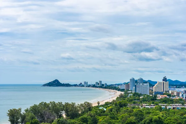 Beautiful landscape and cityscape in hua hin city around sea oce — Stock Photo, Image