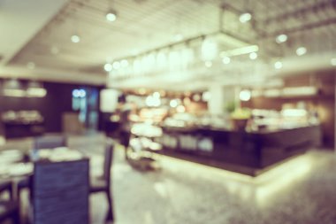 Soyut bulanıklık kahvehane kafe ve Restoran iç backg için